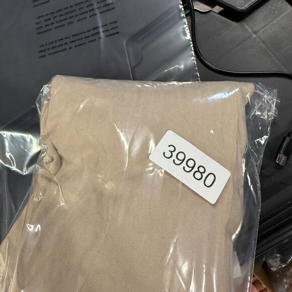 Outback Rider Dress Pants Men 34 Beige Mid Rise Pleated Straight Rayon Pockets - Picture 7 of 7